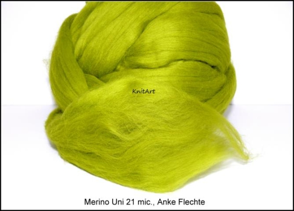 Uni Merino, Flechte Grün